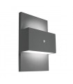 Applique murale de jardin Geneve Graphite 31 Cm