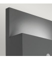 Applique murale de jardin Geneve Graphite 31 Cm