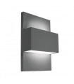 Applique murale de jardin Geneve Graphite 31 Cm