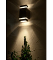 Applique murale de jardin Jannik Gris foncé 23,5 Cm