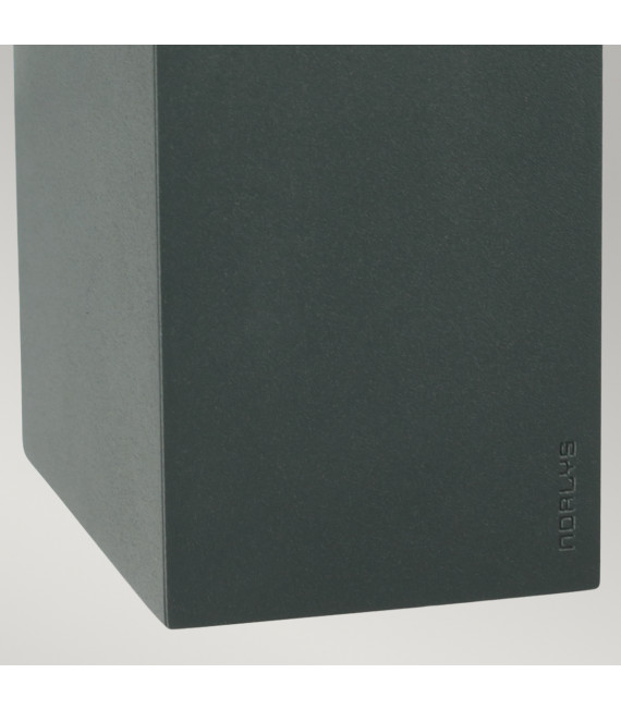 Applique murale de jardin Lillehammer Graphite 18,5 Cm