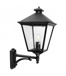 Applique murale de jardin Turin Grande Noir 67 Cm