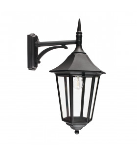 Applique murale de jardin Valencia Grande Noir 70 Cm
