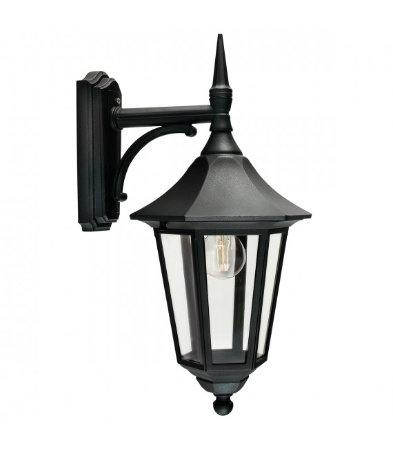 Applique murale de jardin Valencia Noir 55 Cm