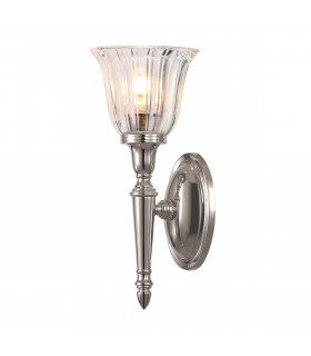 Applique murale salle de bains Dryden Nickel poli 33 Cm