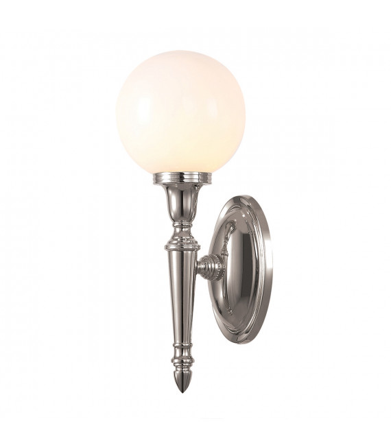Applique murale salle de bains Dryden Nickel poli 35 Cm