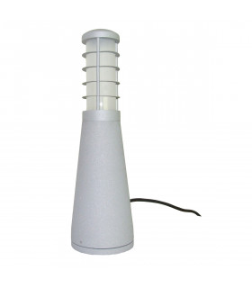 Borne de jardin Beta Argent mat 37 Cm