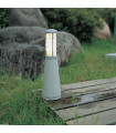 Borne de jardin Beta Argent mat 37 Cm