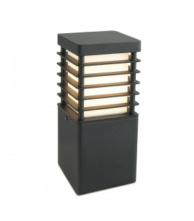 Borne de jardin Halmstad Noir 26 Cm