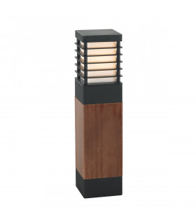 Borne de jardin Halmstad Noir 49 Cm