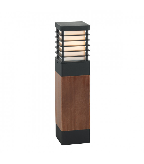 Borne de jardin Halmstad Noir 49 Cm