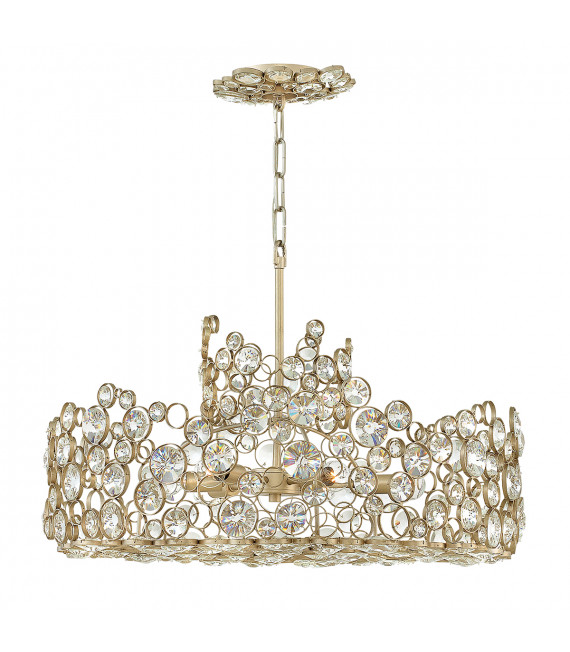Chandelier Anya Feuille d'argent 41