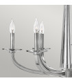 Chandelier Ascher Nickel poli 71,1 Cm