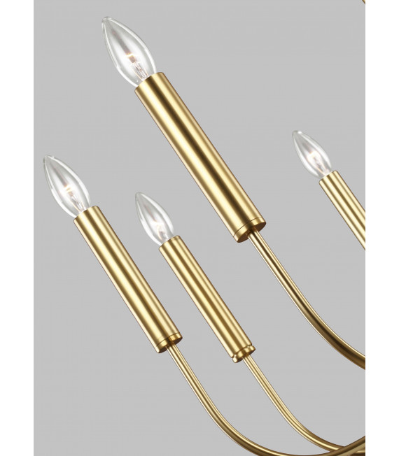 Chandelier Brianna Laiton bruni 64,5 Cm