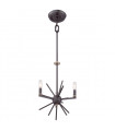 Chandelier Carnegie Bronze occidental 31,8 Cm