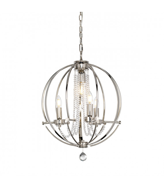 Chandelier Cassie Nickel poli 58