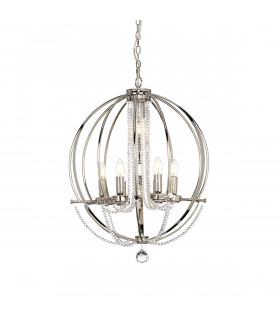 Chandelier Cassie Nickel poli 77