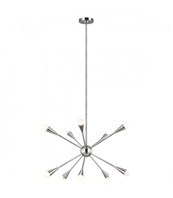 Chandelier Jax Nickel poli 42
