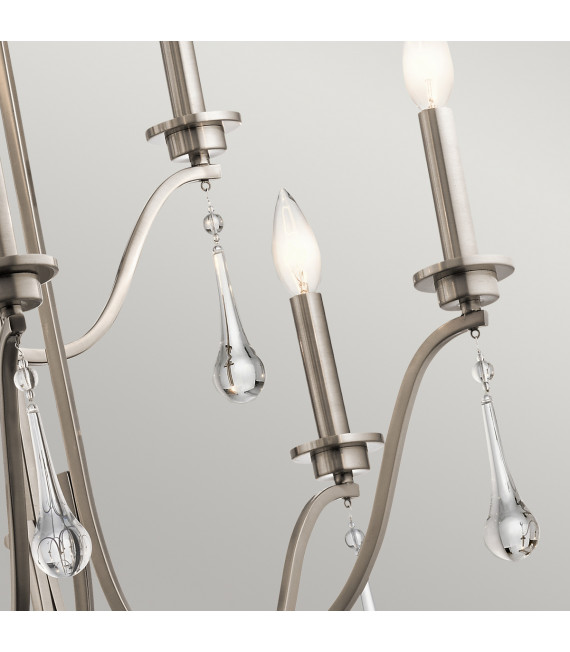 Chandelier Karlee Pare-mains classique 86,4 Cm