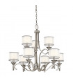 Chandelier Lacey Étain antique 74