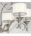 Chandelier Lacey Étain antique 74,9 Cm