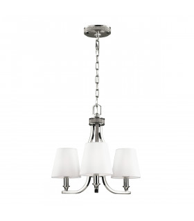Chandelier Pave Nickel poli 40