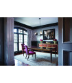 Chandelier Ren Or noir 91,4 Cm
