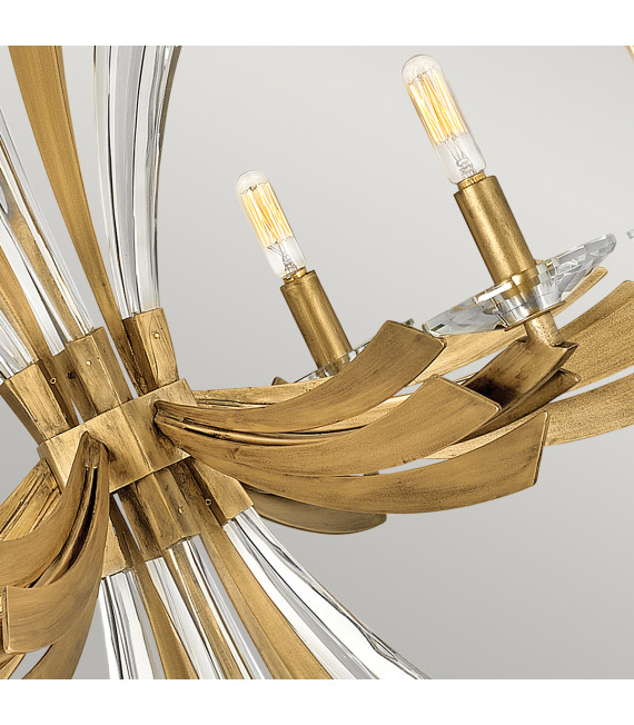 Chandelier Vida Or bruni 74,3 Cm