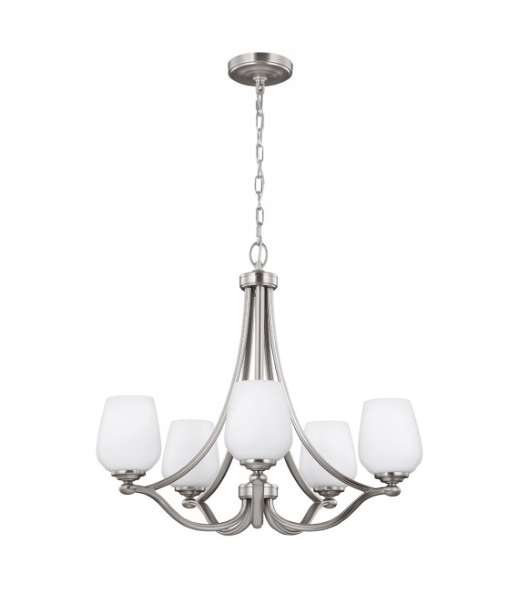 Chandelier Vintner Nickel satiné 60