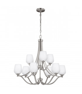 Chandelier Vintner Nickel satiné 79