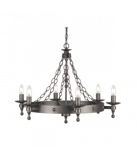 Chandelier Warwick Graphite noir 54 Cm