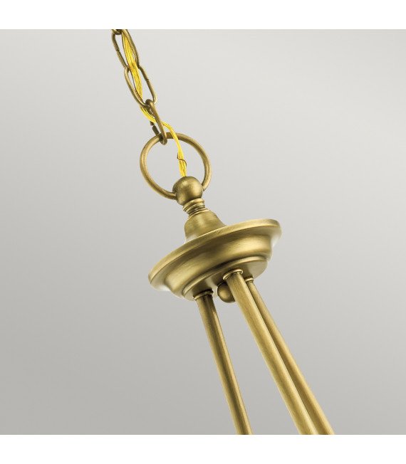 Chandelier Waverly Laiton naturel 71,1 Cm