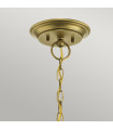 Chandelier Waverly Laiton naturel 71,1 Cm
