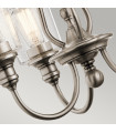 Chandelier Waverly Pare-mains classique 59,1 Cm