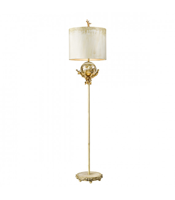 Lampadaire Trellis Putain Patina et feuille d'argent 162