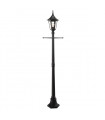 Lampadaire de jardin Rimini Noir 188 Cm