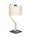 Lampe de table Axios Base en métal peint à la crème et gris foncé 66