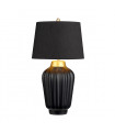 Lampe de table Bexley Laiton noir / brossé 30 Cm
