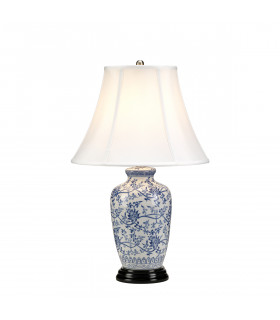 Lampe de table Blue Ginger Jar Bleu 57 Cm
