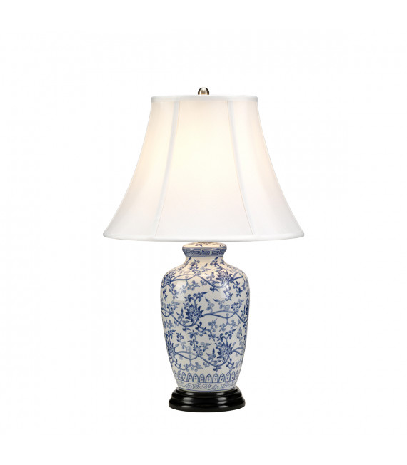 Lampe de table Blue Ginger Jar Bleu 57 Cm