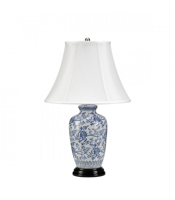Lampe de table Blue Ginger Jar Bleu 57 Cm