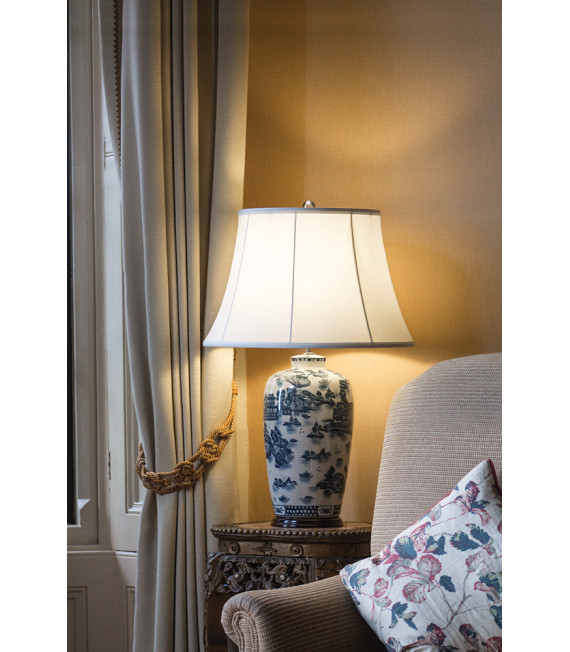 Lampe de table Blue Ginger Jar Bleu 57 Cm