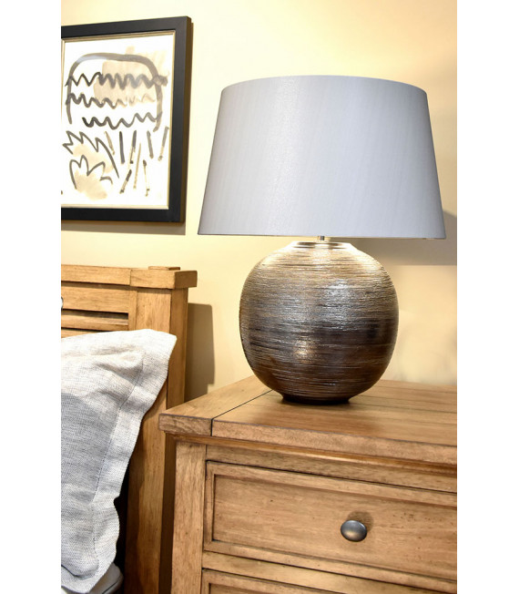 Lampe de table Caesar Argent 43 Cm