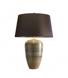 Lampe de table Demeter vert et marron 63 Cm