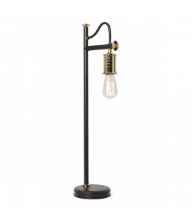 Lampe de table Douille Laiton noir / poli 68