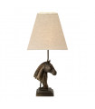 Lampe de table Eclipse Bronze patine 38 Cm