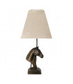 Lampe de table Eclipse Bronze patine 38 Cm