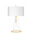 Lampe de table Ferrara Or blanc poli 73