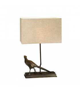 Lampe de table Halkirk Bronze patine 56 Cm