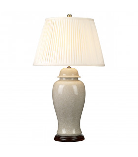 Lampe de table Ivory Crackle Ivoire 81 Cm